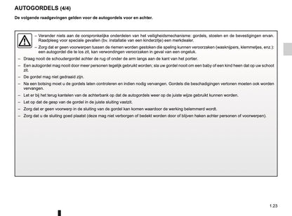 2015-2016 Renault Clio Owner's Manual | Dutch