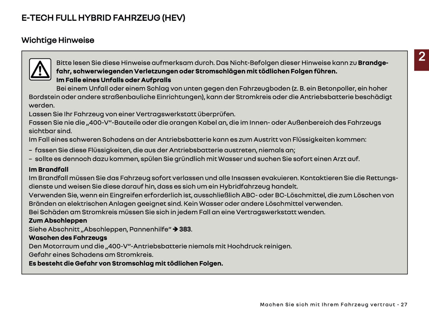 2025 Renault Espace Owner's Manual | German