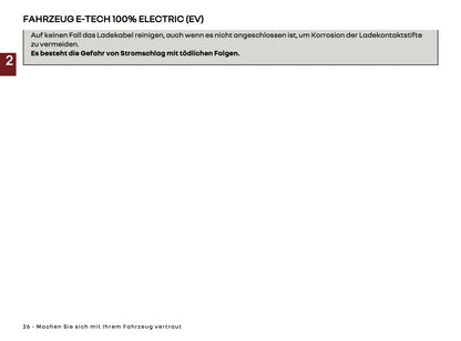 2025 Renault Kangoo E-Tech Bedienungsanleitung | Deutsch