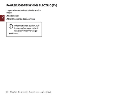 2025 Renault Kangoo E-Tech Bedienungsanleitung | Deutsch
