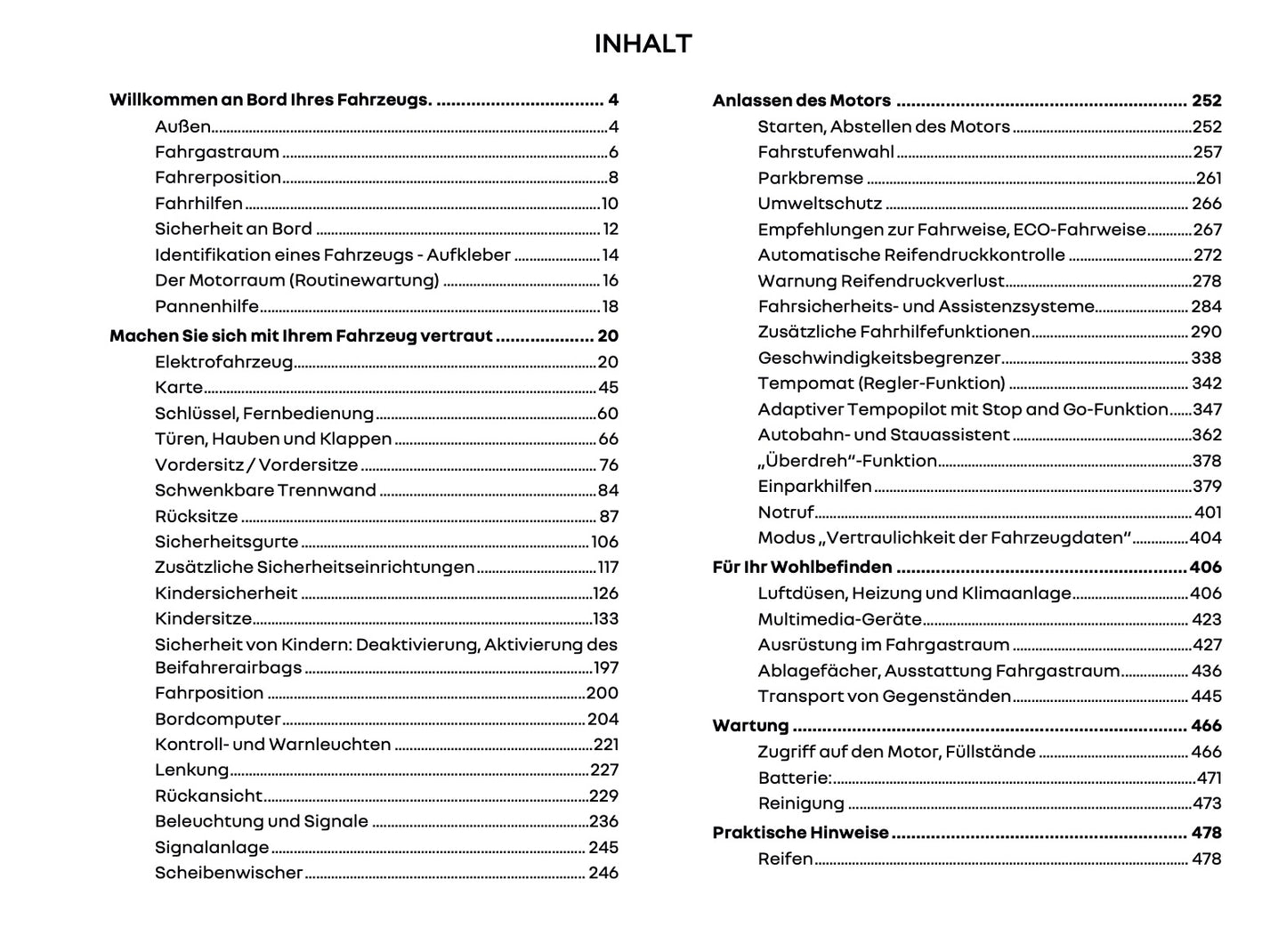 2026 Renault Kangoo E-Tech Electric Owner's Manual | German