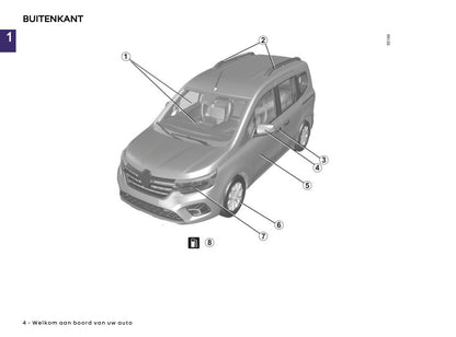2024-2025 Renault Kangoo Gebruikershandleiding | Nederlands
