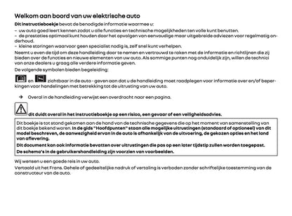 2025-2026 Renault Megane E-Tech Electric Owner's Manual | Dutch