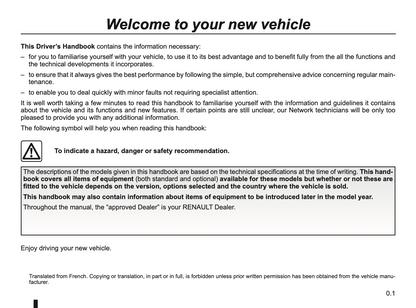 2015-2016 Renault Mégane Coupe Cabriolet Owner's Manual | English