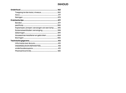 2025 Renault Rafale Owner's Manual | Dutch