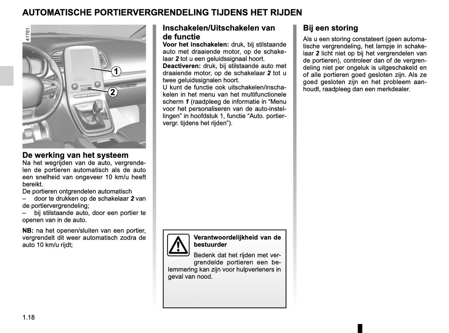 2017-2018 Renault Scenic Gebruikershandleiding | Nederlands