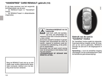 2018-2019 Renault Scenic/Grand Scenic Owner's Manual | Dutch