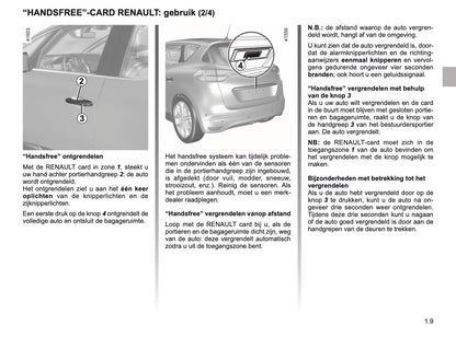 2018-2019 Renault Scenic/Grand Scenic Owner's Manual | Dutch