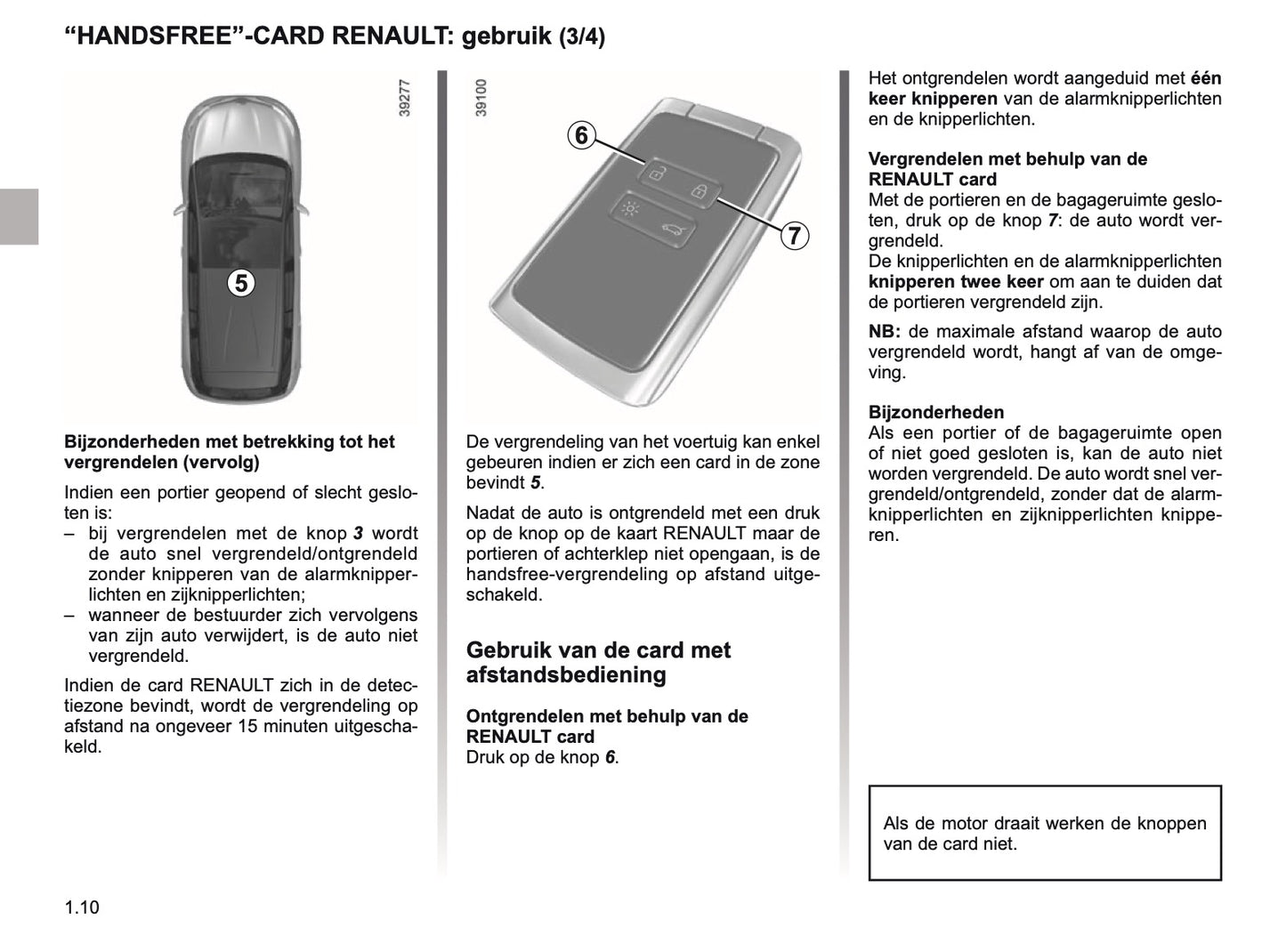 2018-2019 Renault Scenic/Grand Scenic Owner's Manual | Dutch