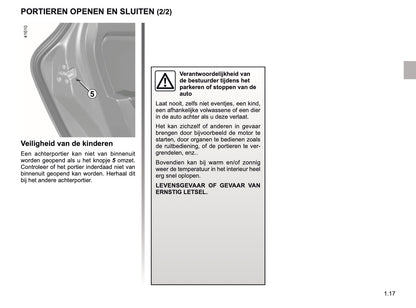 2018-2019 Renault Scenic/Grand Scenic Owner's Manual | Dutch