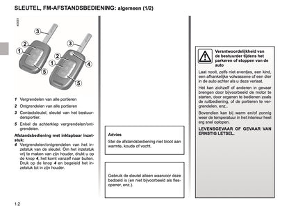 2018-2019 Renault Scenic/Grand Scenic Owner's Manual | Dutch