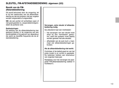 2018-2019 Renault Scenic/Grand Scenic Owner's Manual | Dutch