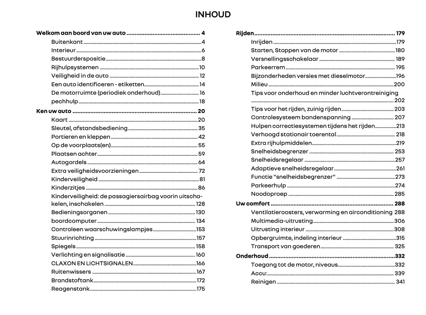 2025-2026 Renault Trafic Owner's Manual | Dutch