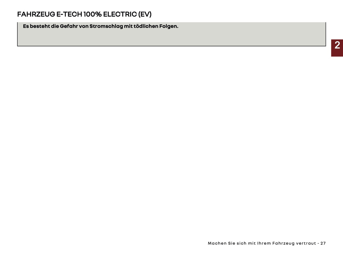 2025-2026 Renault Twingo E-Tech Electric Owner's Manual | German