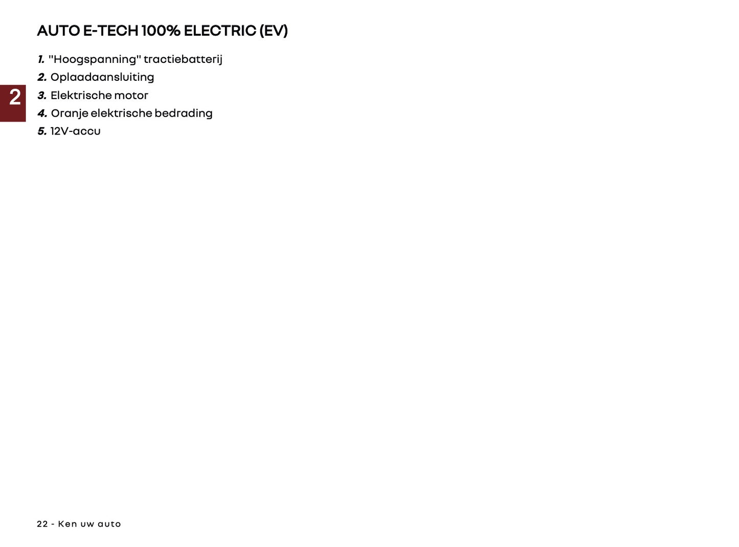 2026 Renault Twingo E-Tech Electric Owner's Manual | Dutch