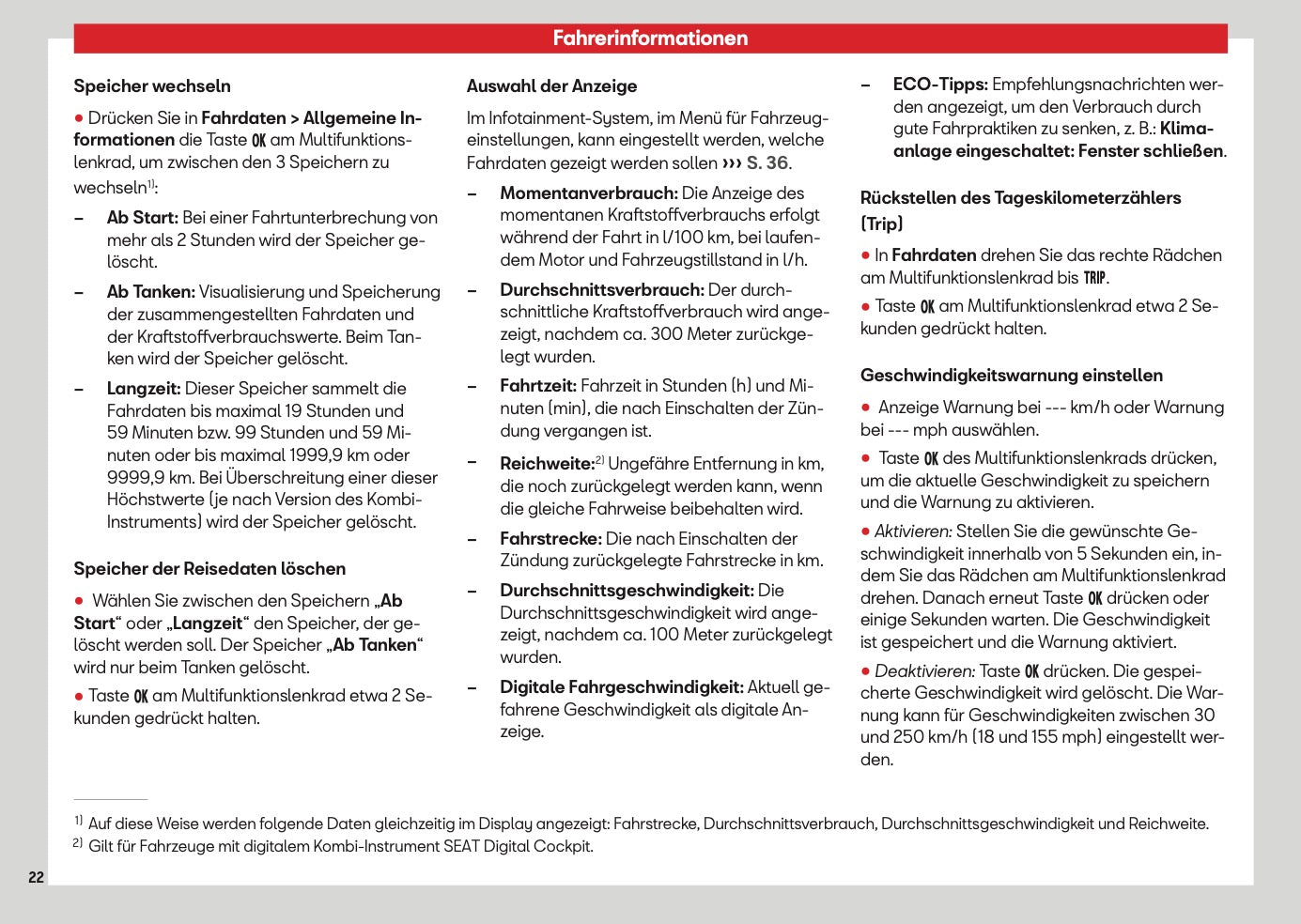 2026 Seat Arona Owner's Manual | German
