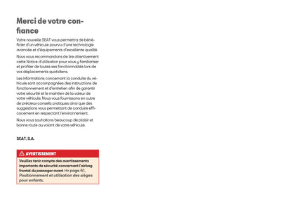 2026 Seat Arona Manuel du propriétaire | Français