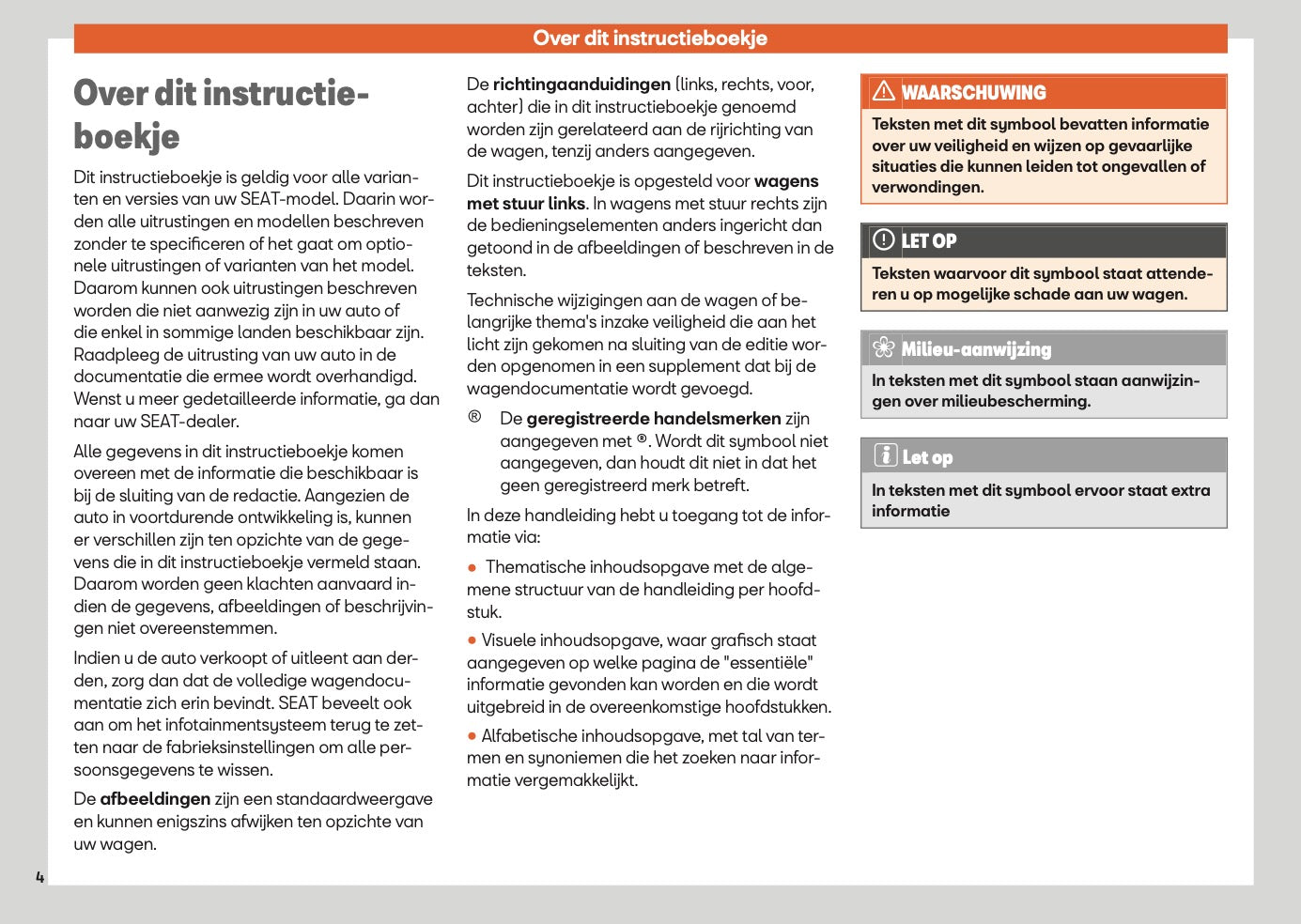 2024 Seat Arona Owner's Manual | Dutch