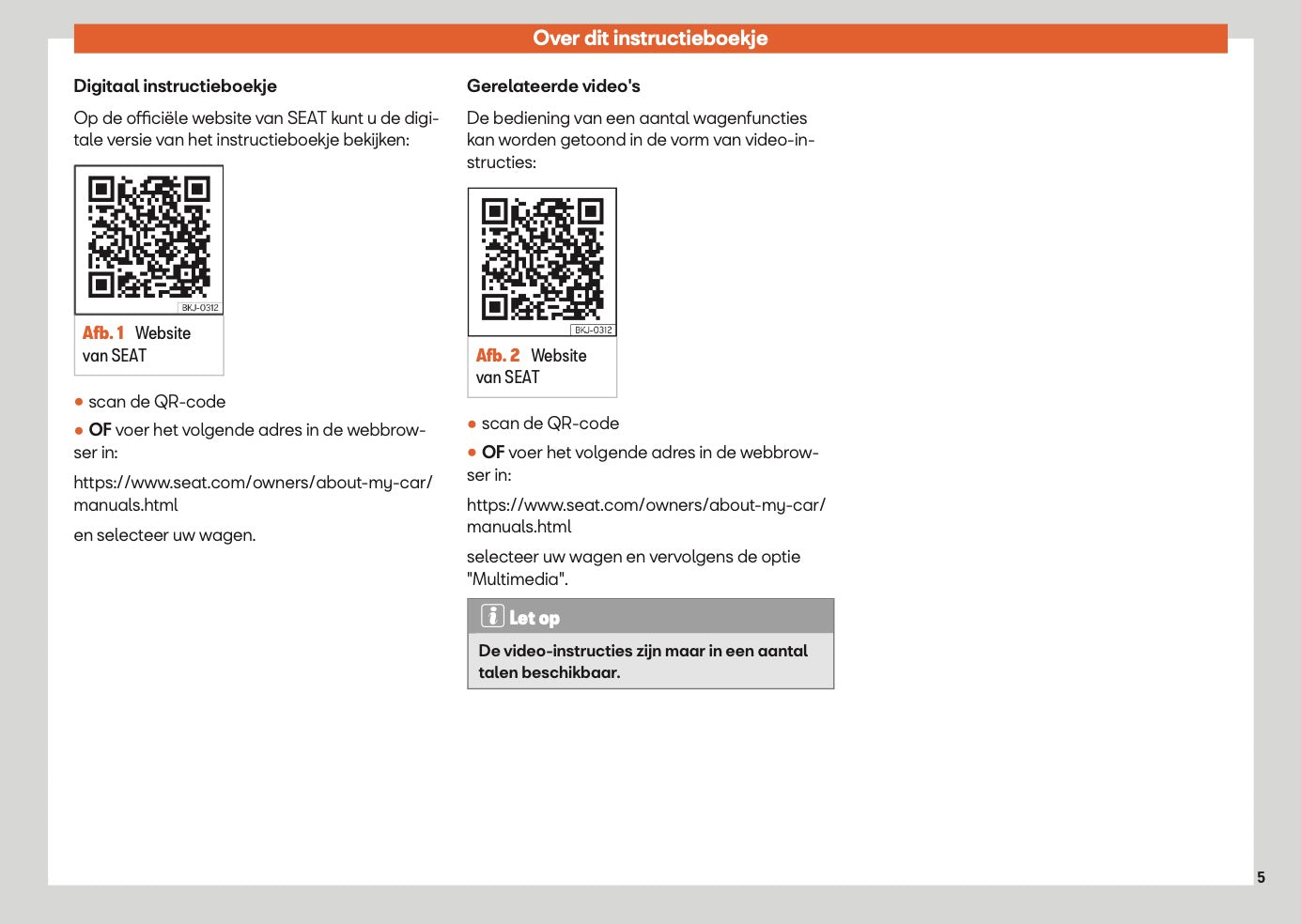 2024 Seat Arona Owner's Manual | Dutch