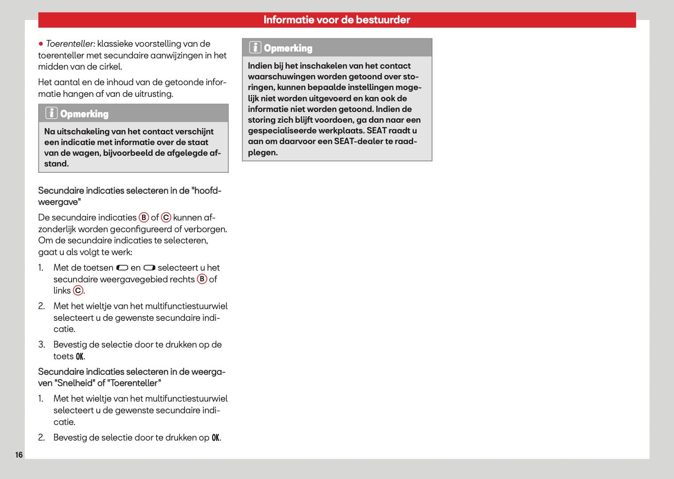 2026 Seat Arona Owner's Manual | Dutch