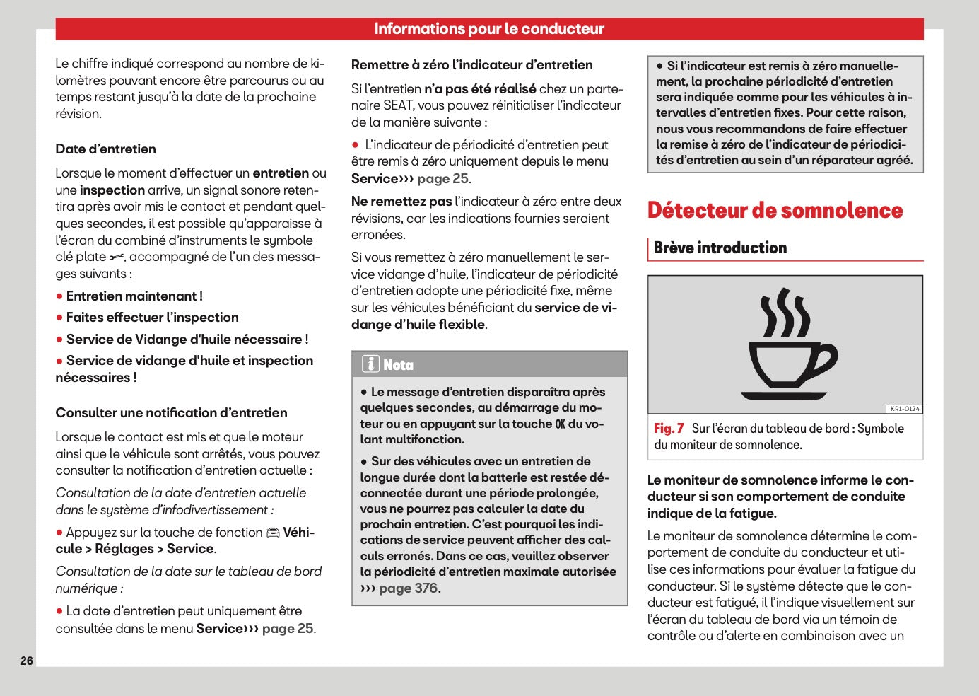 2026 Seat Ateca Manuel du propriétaire | Français