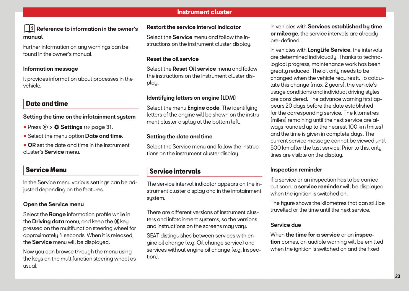 2026 Seat Ateca Owner's Manual | English