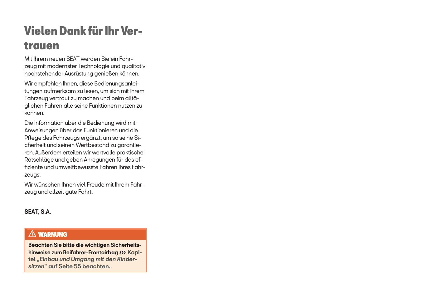 2024 Seat Ibiza Bedienungsanleitung | Deutsch