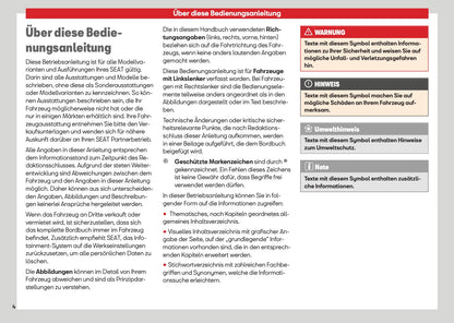 2026 Seat Leon/Leon Sportstourer Bedienungsanleitung | Deutsch