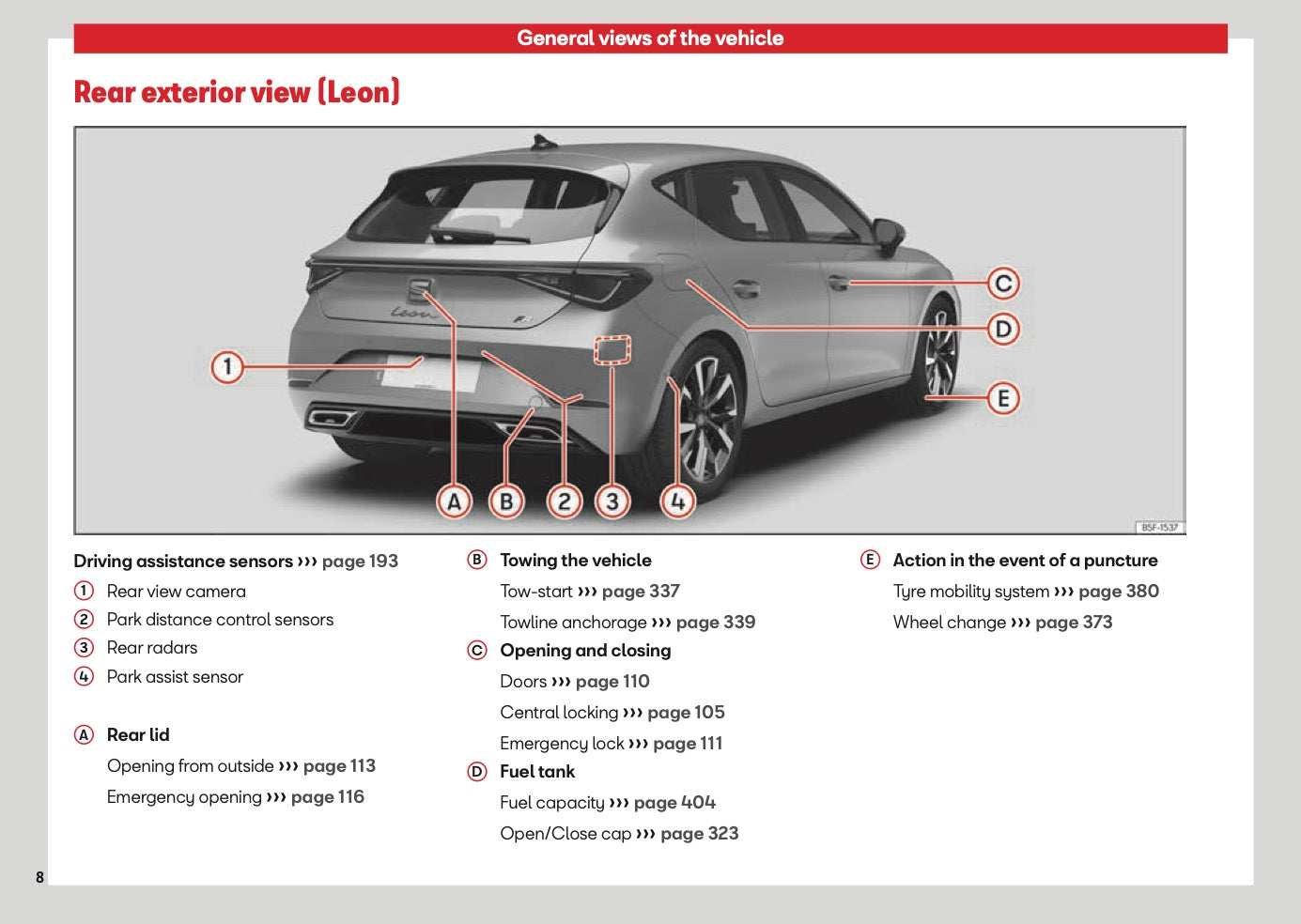 2026 Seat Leon/Leon Sportstourer Owner's Manual | English