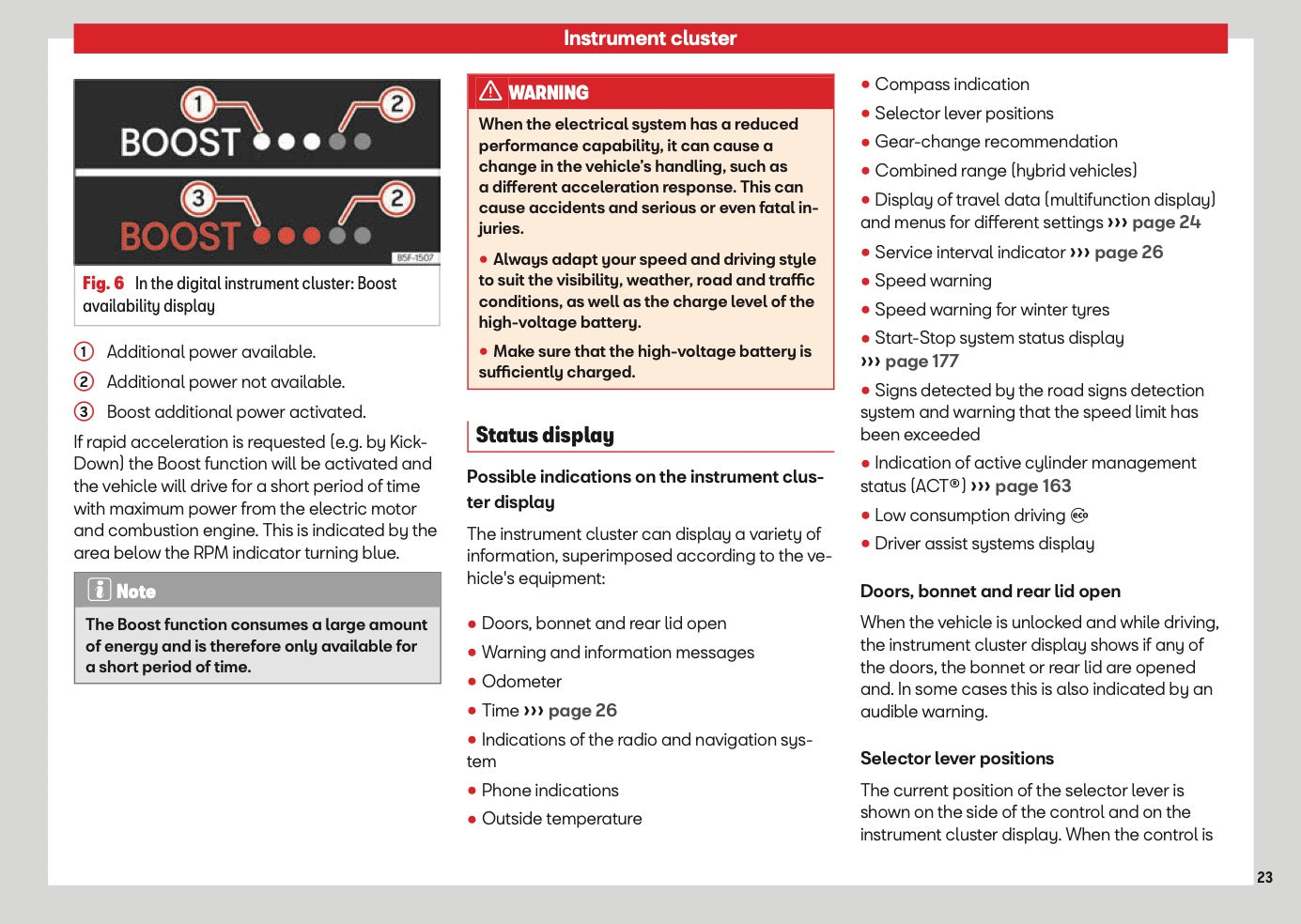 2026 Seat Leon/Leon Sportstourer Owner's Manual | English