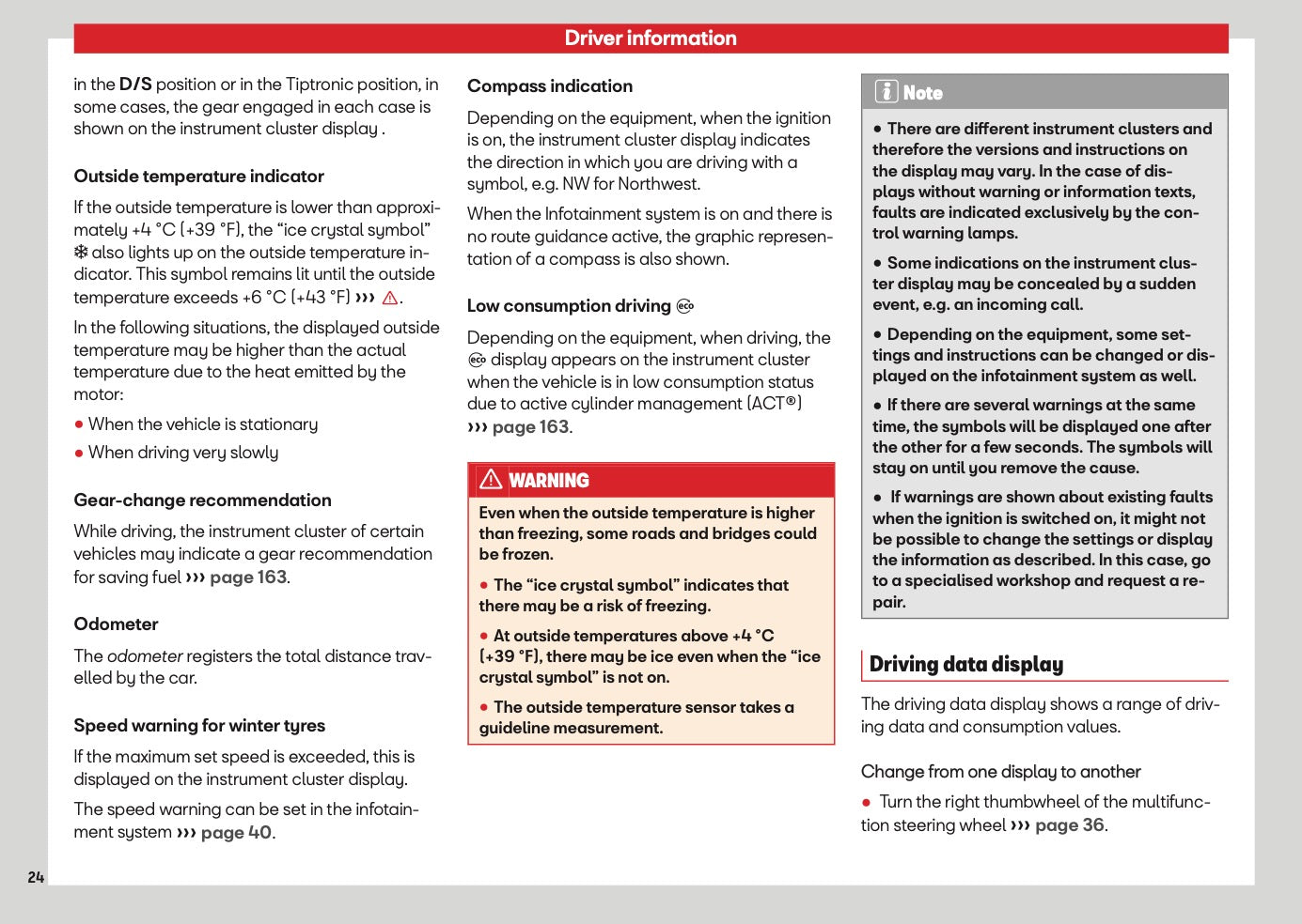 2026 Seat Leon/Leon Sportstourer Owner's Manual | English