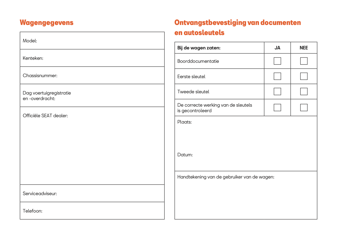 2020 Seat Leon/Leon Sportstourer Owner's Manual | Dutch