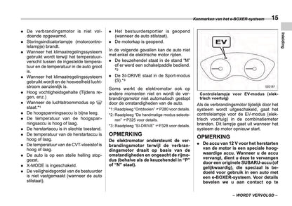 2024 Subaru Crosstrek e-BOXER Owner's Manual | Dutch