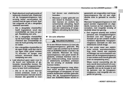 2024 Subaru Crosstrek e-BOXER Owner's Manual | Dutch