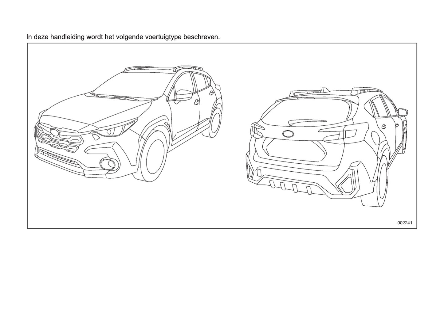 2024 Subaru Crosstrek e-BOXER Owner's Manual | Dutch