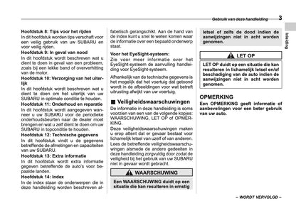 2024 Subaru Crosstrek e-BOXER Owner's Manual | Dutch