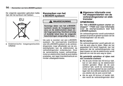 2025 Subaru Forester Owner's Manual | Dutch