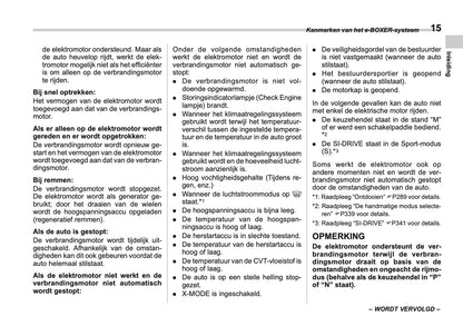 2025 Subaru Forester Owner's Manual | Dutch