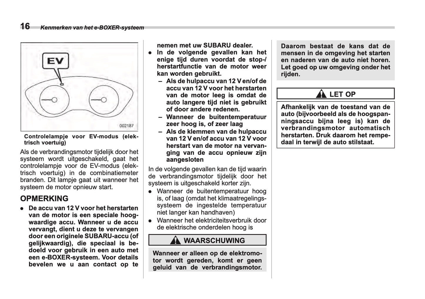 2025 Subaru Forester Owner's Manual | Dutch