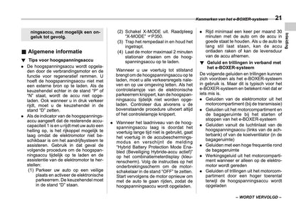 2025 Subaru Forester Owner's Manual | Dutch