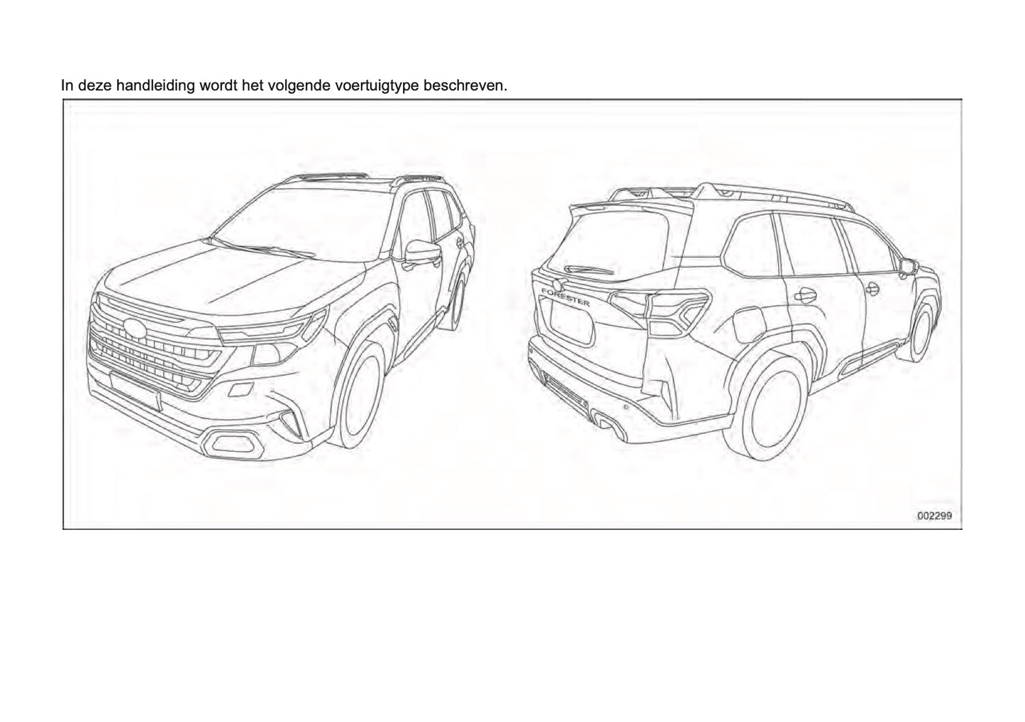 2025 Subaru Forester Owner's Manual | Dutch