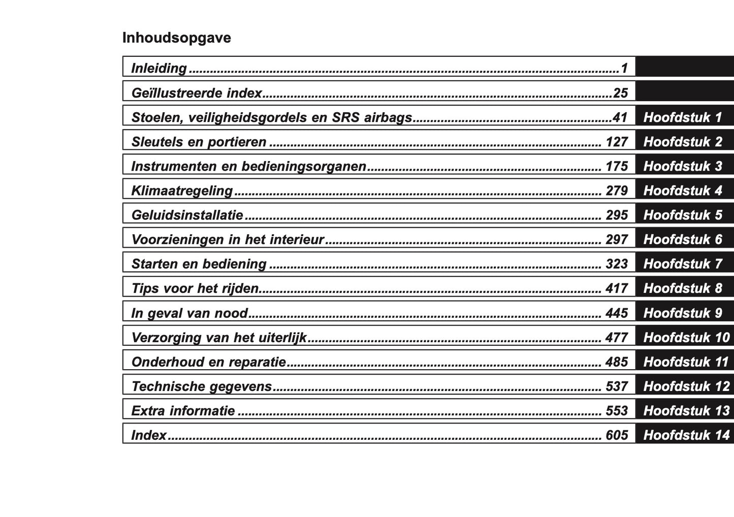 2025 Subaru Forester Owner's Manual | Dutch