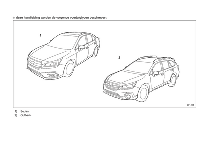 2018 Subaru Legacy/Outback Gebruikershandleiding | Nederlands