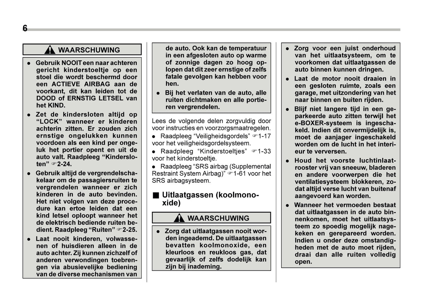 2024 Subaru XV e-BOXER Owner's Manual | Dutch