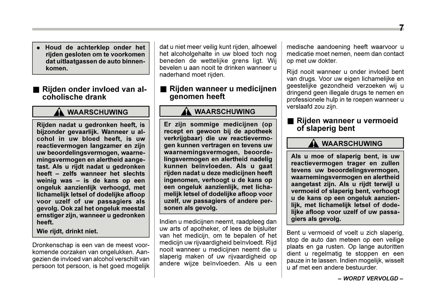 2024 Subaru XV e-BOXER Owner's Manual | Dutch