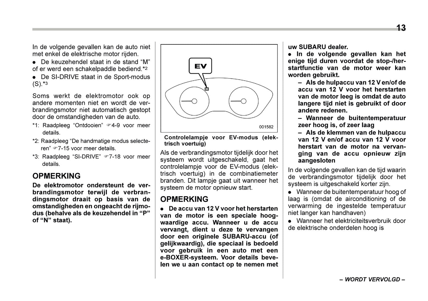 2024 Subaru XV e-BOXER Owner's Manual | Dutch