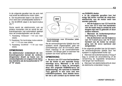 2024 Subaru XV e-BOXER Owner's Manual | Dutch
