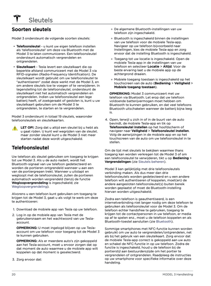 2023-2024 Tesla Model 3 Bedienungsanleitung | Niederländisch