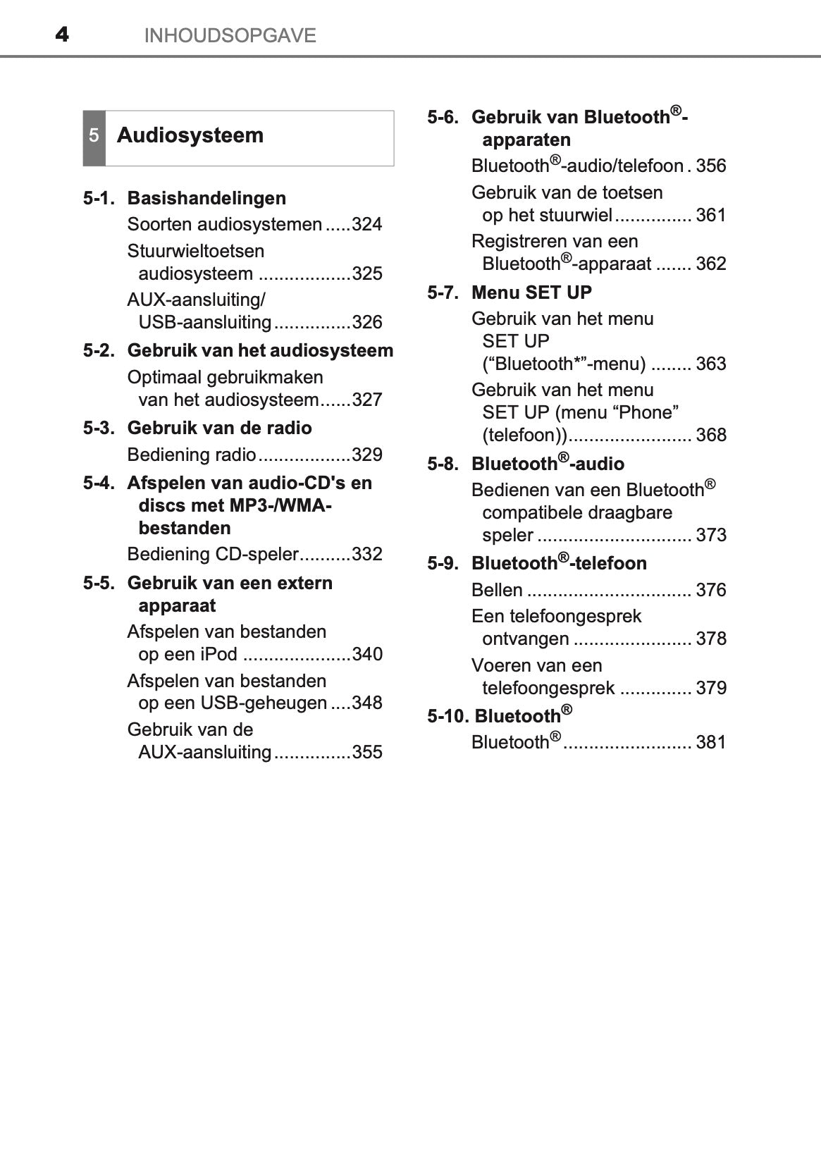 2016-2017 Toyota Auris Hybrid Touring Sports Gebruikershandleiding | Nederlands