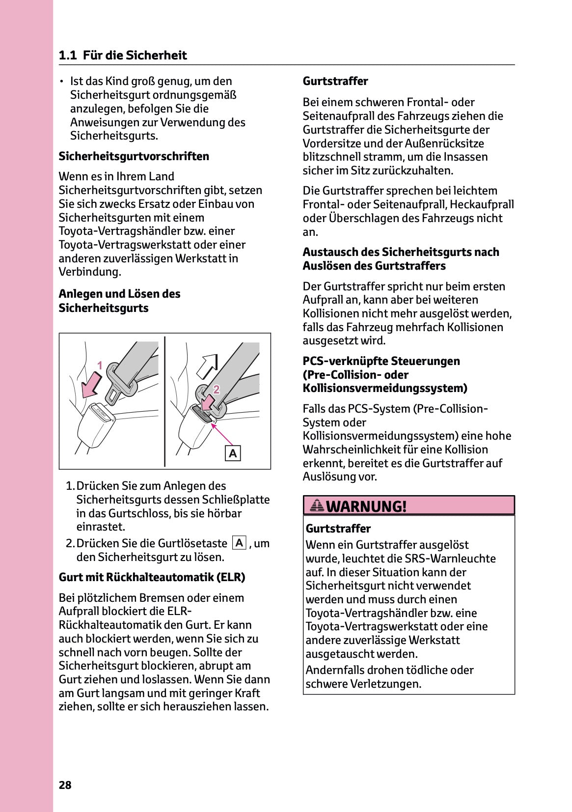 2025-2026 Toyota Aygo X Owner's Manual | German